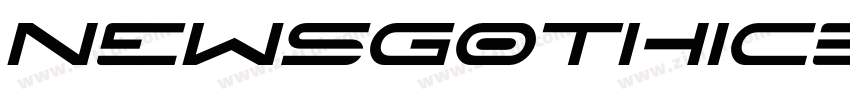 newsgothicbt italic字体转换